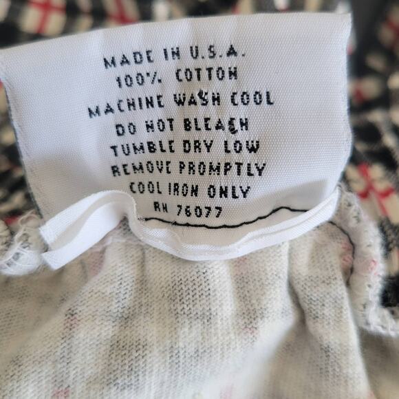 Vintage Y2K School Girl Plaid Skirt 90s Clueless Black Button Front Women Medium - Picture 10 of 10